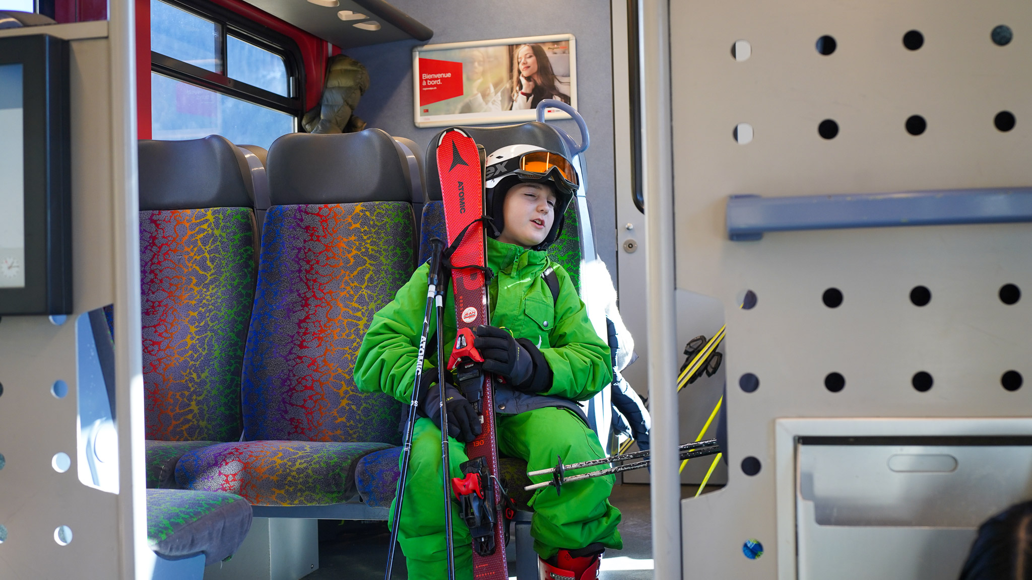 Learning to ski with Helly Hansen in Verbier, Switzerland